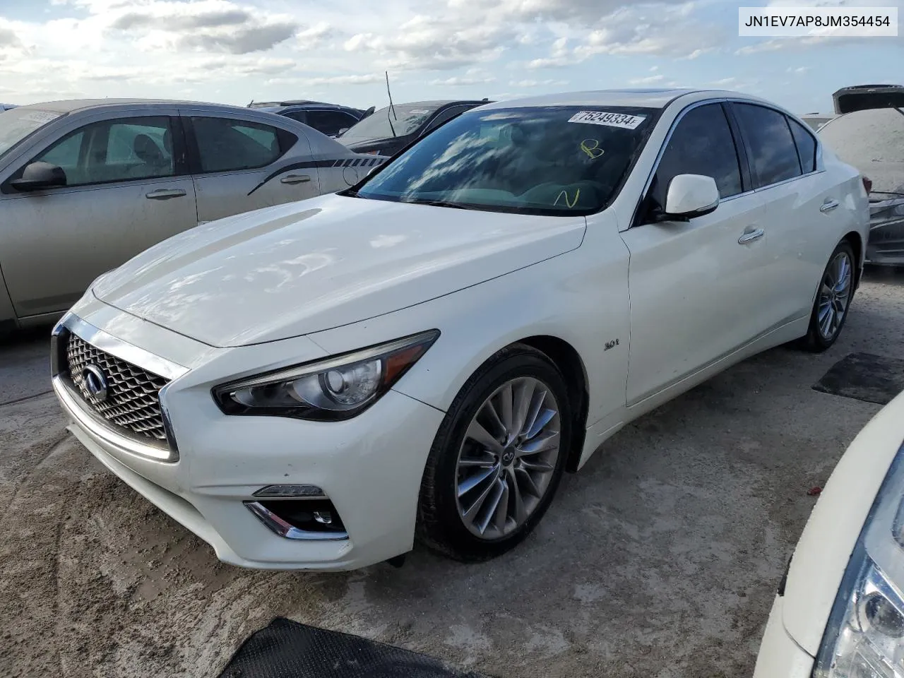 JN1EV7AP8JM354454 2018 Infiniti Q50 Luxe