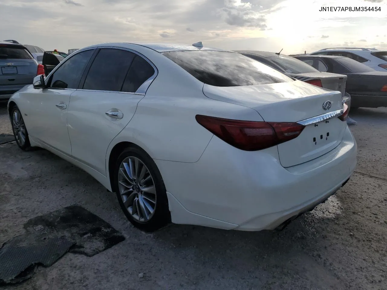 2018 Infiniti Q50 Luxe VIN: JN1EV7AP8JM354454 Lot: 75249334