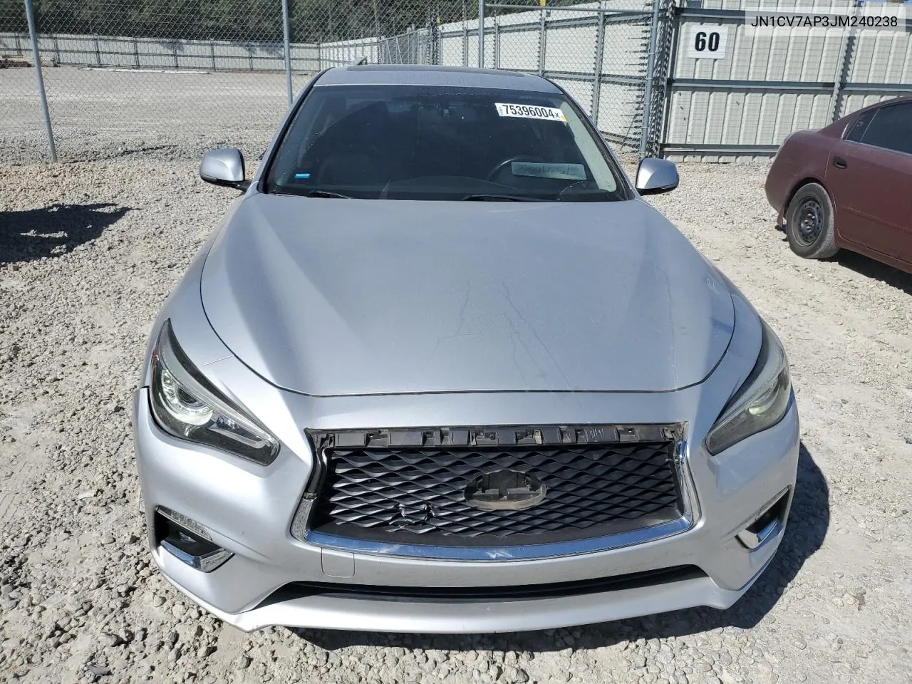 2018 Infiniti Q50 Pure VIN: JN1CV7AP3JM240238 Lot: 75396004