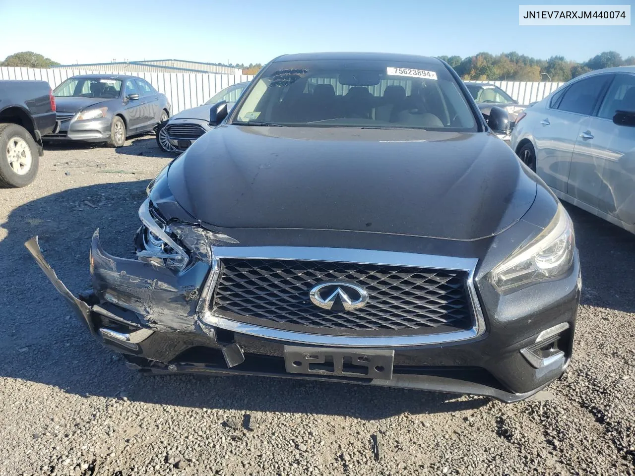 2018 Infiniti Q50 Luxe VIN: JN1EV7ARXJM440074 Lot: 75623894