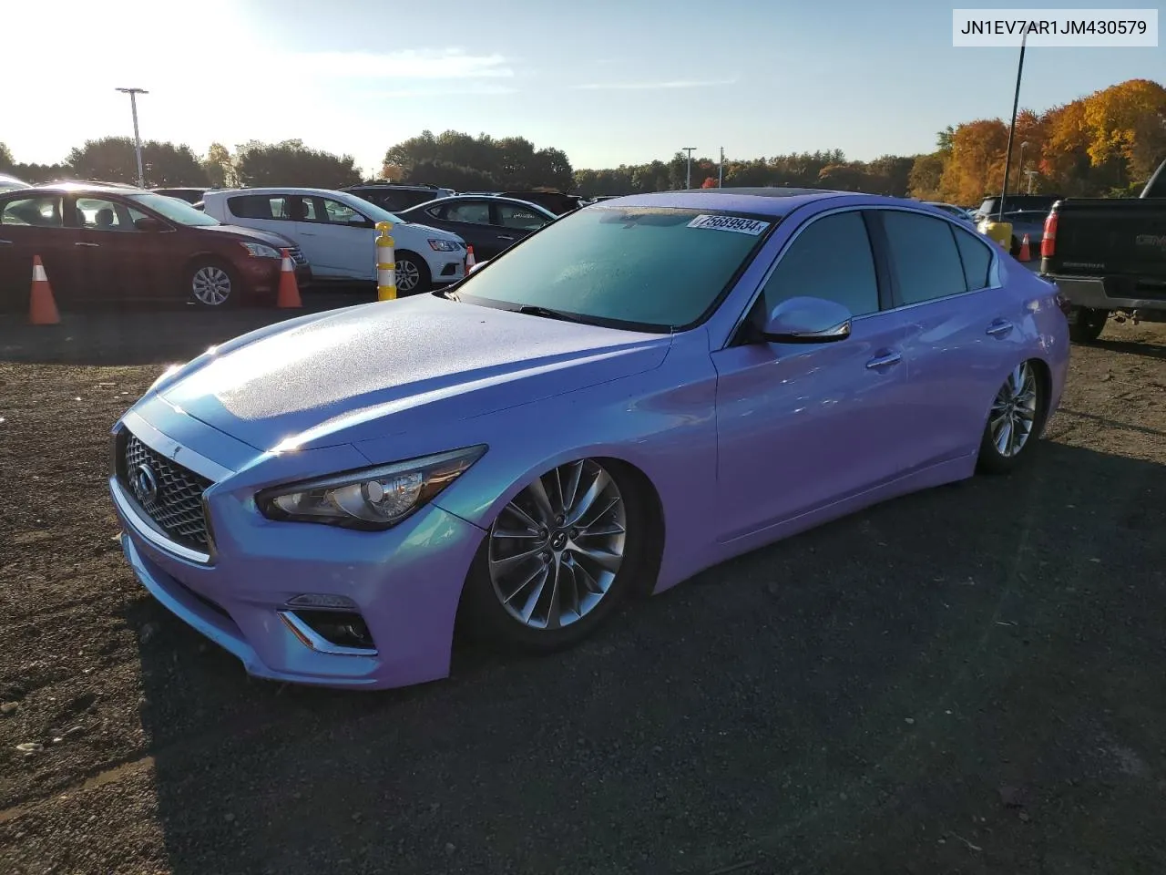 JN1EV7AR1JM430579 2018 Infiniti Q50 Luxe