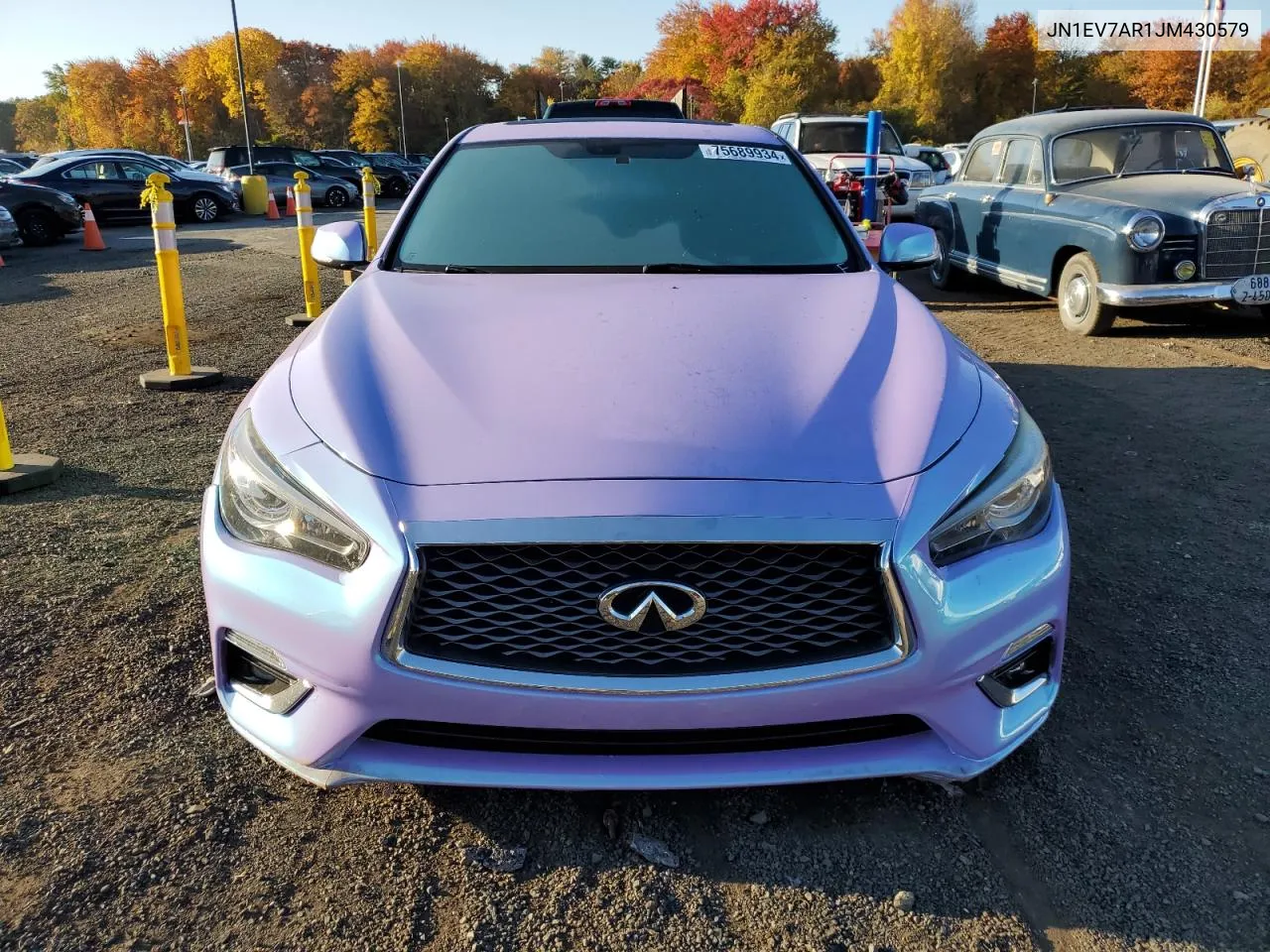 JN1EV7AR1JM430579 2018 Infiniti Q50 Luxe