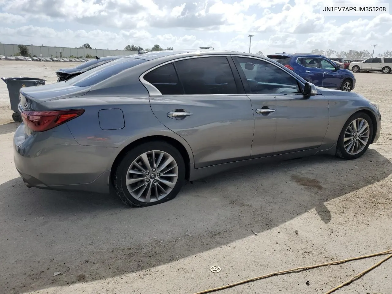 2018 Infiniti Q50 Luxe VIN: JN1EV7AP9JM355208 Lot: 76044184