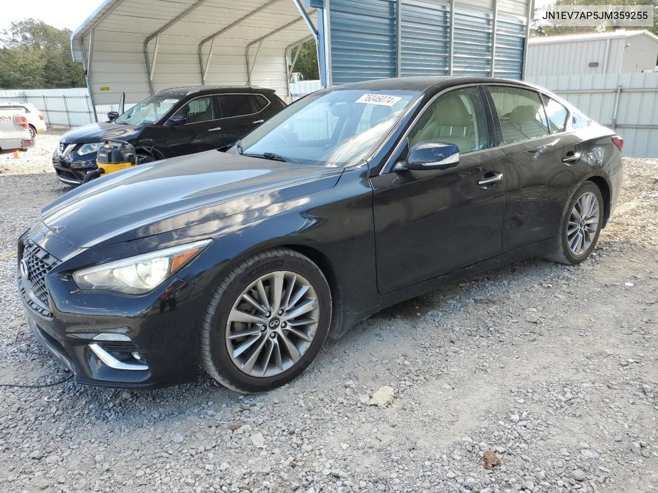 2018 Infiniti Q50 Luxe VIN: JN1EV7AP5JM359255 Lot: 76046074