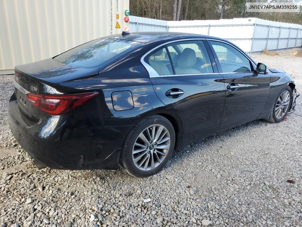 2018 Infiniti Q50 Luxe VIN: JN1EV7AP5JM359255 Lot: 76046074