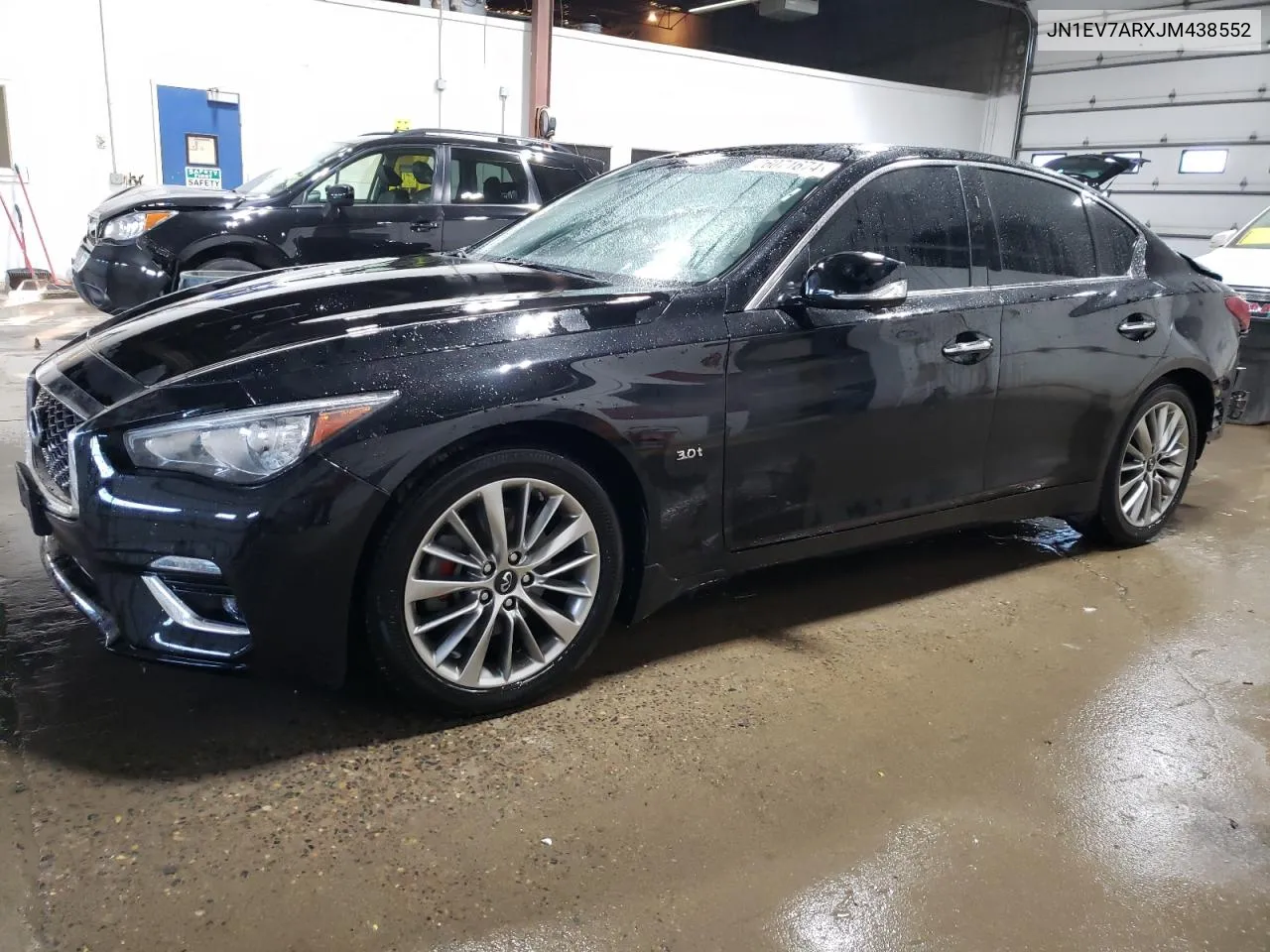 2018 Infiniti Q50 Luxe VIN: JN1EV7ARXJM438552 Lot: 76071674