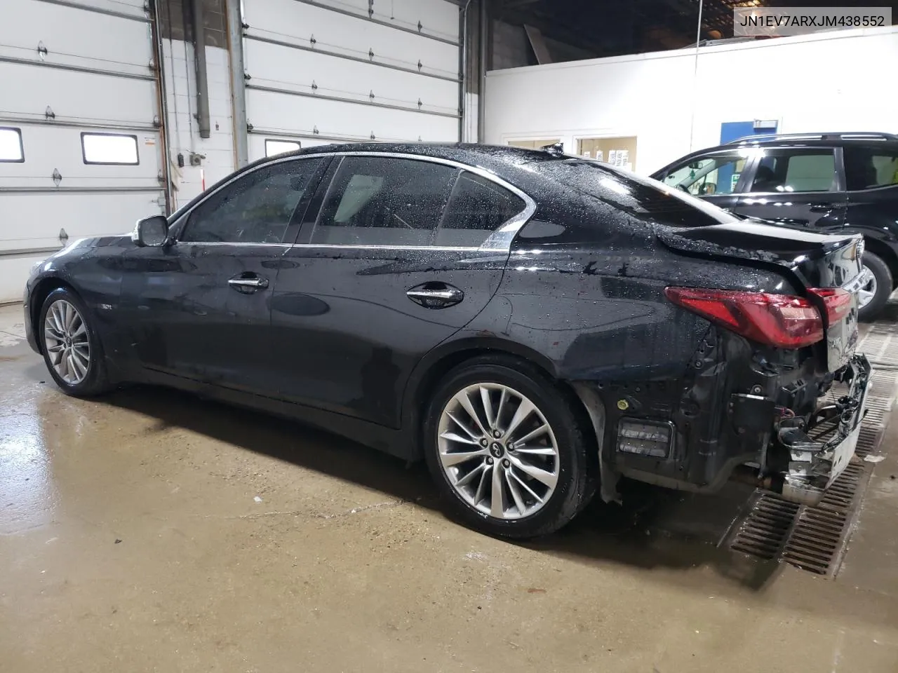 2018 Infiniti Q50 Luxe VIN: JN1EV7ARXJM438552 Lot: 76071674