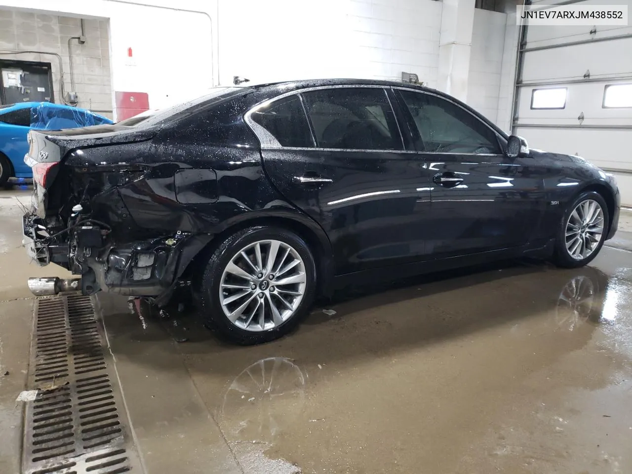 2018 Infiniti Q50 Luxe VIN: JN1EV7ARXJM438552 Lot: 76071674