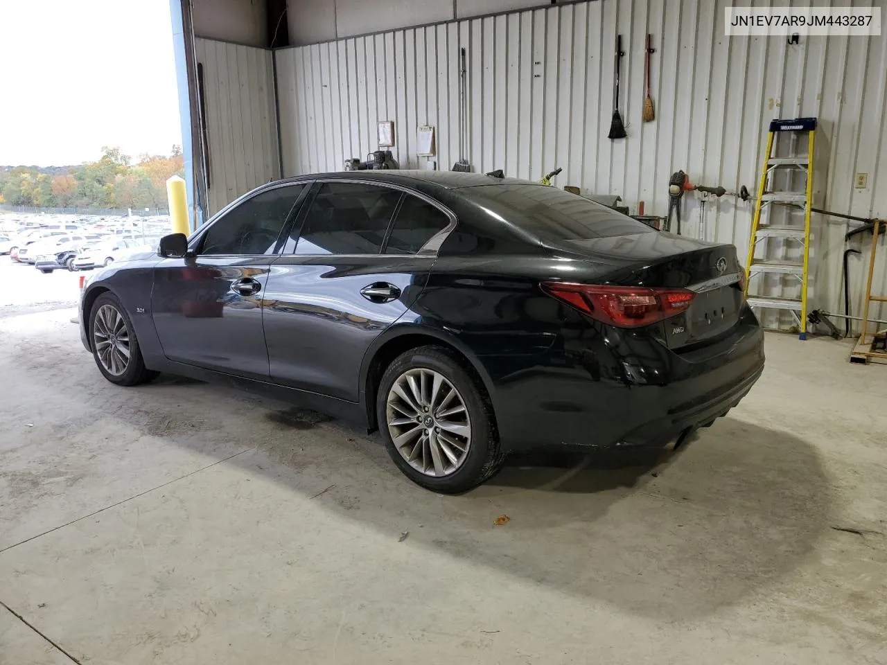 2018 Infiniti Q50 Luxe VIN: JN1EV7AR9JM443287 Lot: 76186094