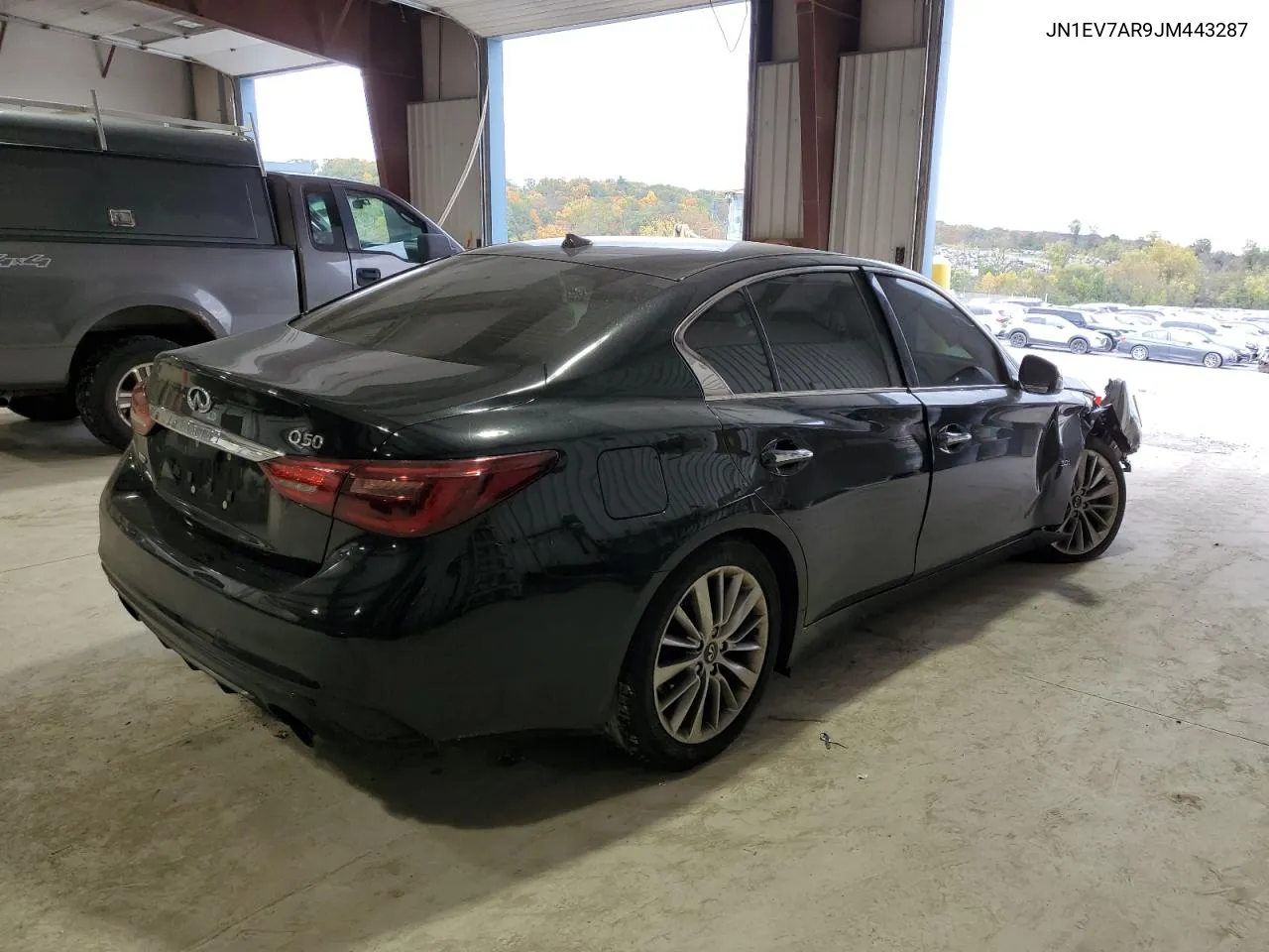 2018 Infiniti Q50 Luxe VIN: JN1EV7AR9JM443287 Lot: 76186094