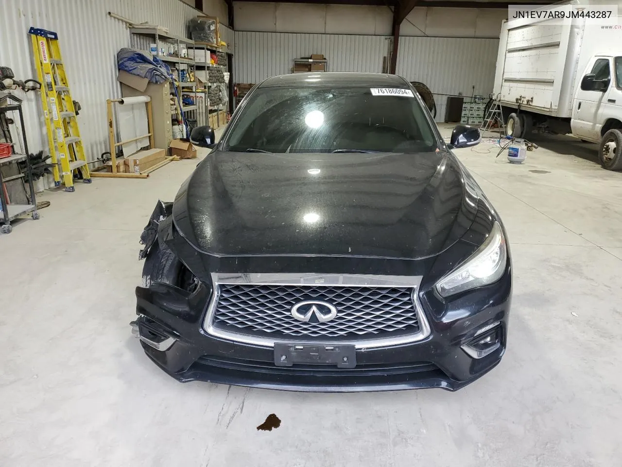 2018 Infiniti Q50 Luxe VIN: JN1EV7AR9JM443287 Lot: 76186094