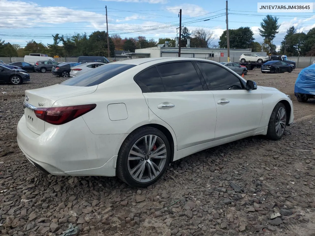 2018 Infiniti Q50 Luxe VIN: JN1EV7AR6JM438645 Lot: 76247084