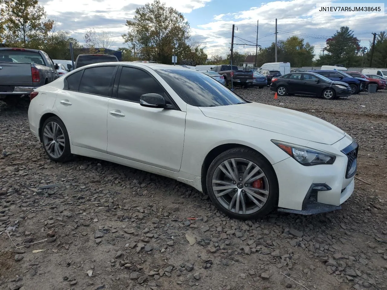 2018 Infiniti Q50 Luxe VIN: JN1EV7AR6JM438645 Lot: 76247084