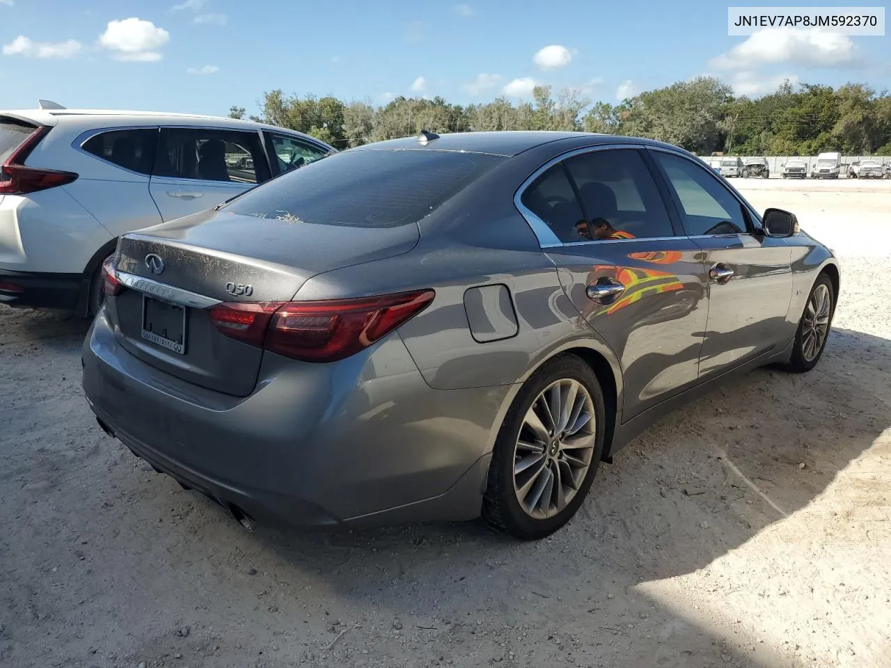 2018 Infiniti Q50 Luxe VIN: JN1EV7AP8JM592370 Lot: 76352194