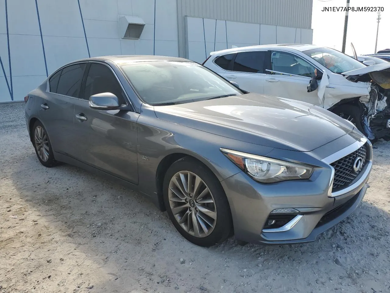 2018 Infiniti Q50 Luxe VIN: JN1EV7AP8JM592370 Lot: 76352194