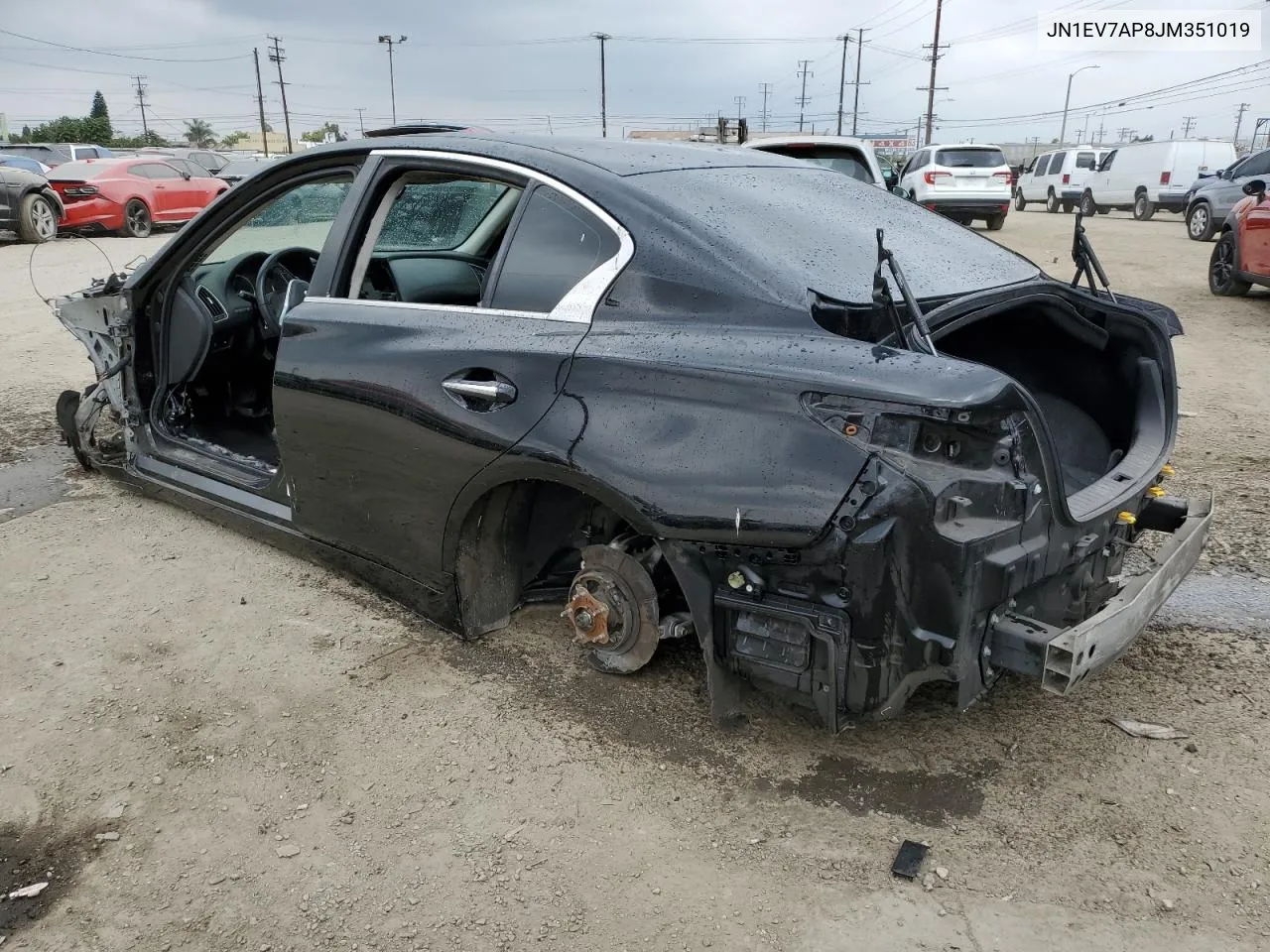 2018 Infiniti Q50 Luxe VIN: JN1EV7AP8JM351019 Lot: 76540434