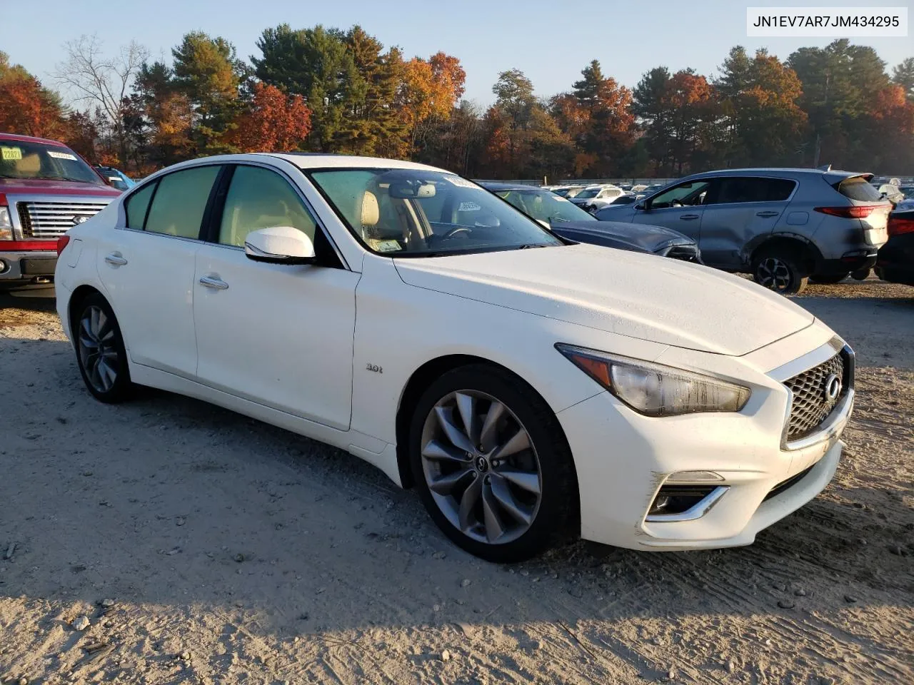 2018 Infiniti Q50 Luxe VIN: JN1EV7AR7JM434295 Lot: 76991014