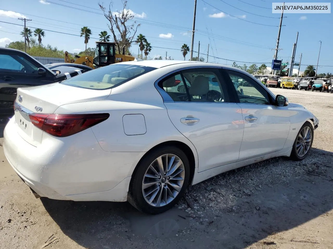 2018 Infiniti Q50 Luxe VIN: JN1EV7AP6JM350225 Lot: 77015554