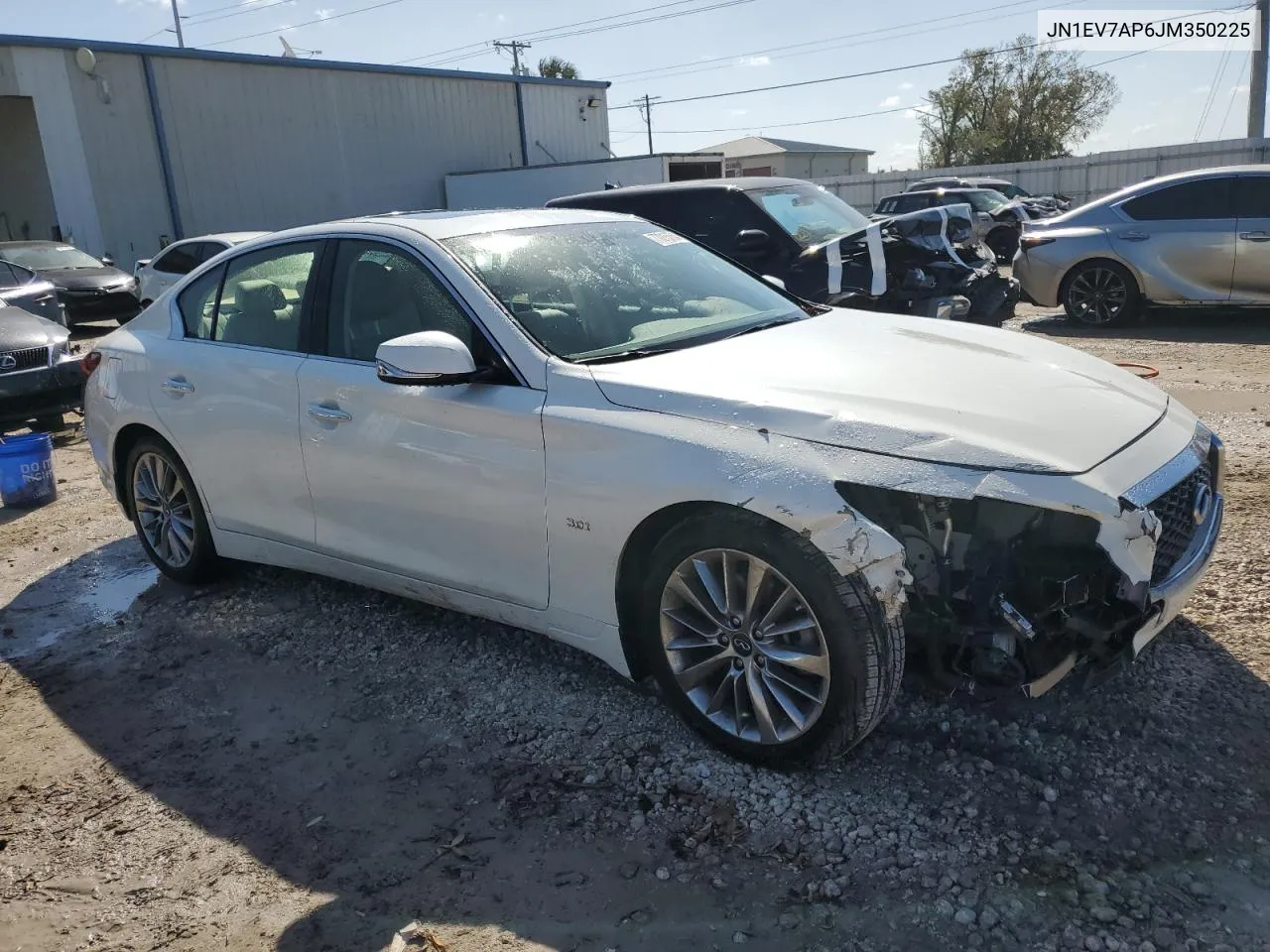 2018 Infiniti Q50 Luxe VIN: JN1EV7AP6JM350225 Lot: 77015554