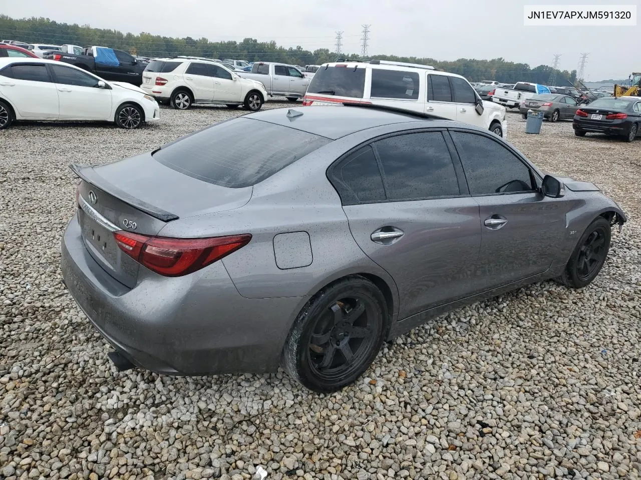 2018 Infiniti Q50 Luxe VIN: JN1EV7APXJM591320 Lot: 77018774