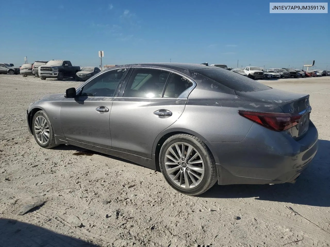 2018 Infiniti Q50 Luxe VIN: JN1EV7AP9JM359176 Lot: 77034444