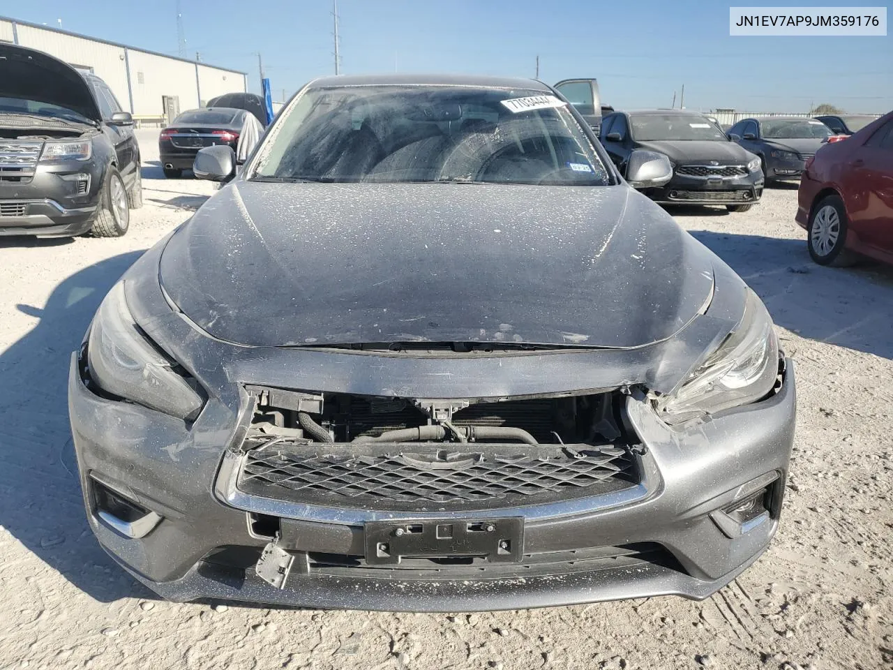 2018 Infiniti Q50 Luxe VIN: JN1EV7AP9JM359176 Lot: 77034444