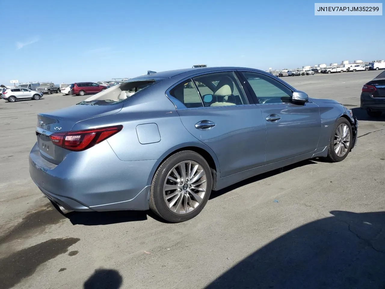 2018 Infiniti Q50 Luxe VIN: JN1EV7AP1JM352299 Lot: 77036044