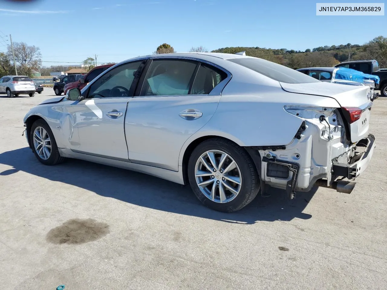 2018 Infiniti Q50 Luxe VIN: JN1EV7AP3JM365829 Lot: 77182904