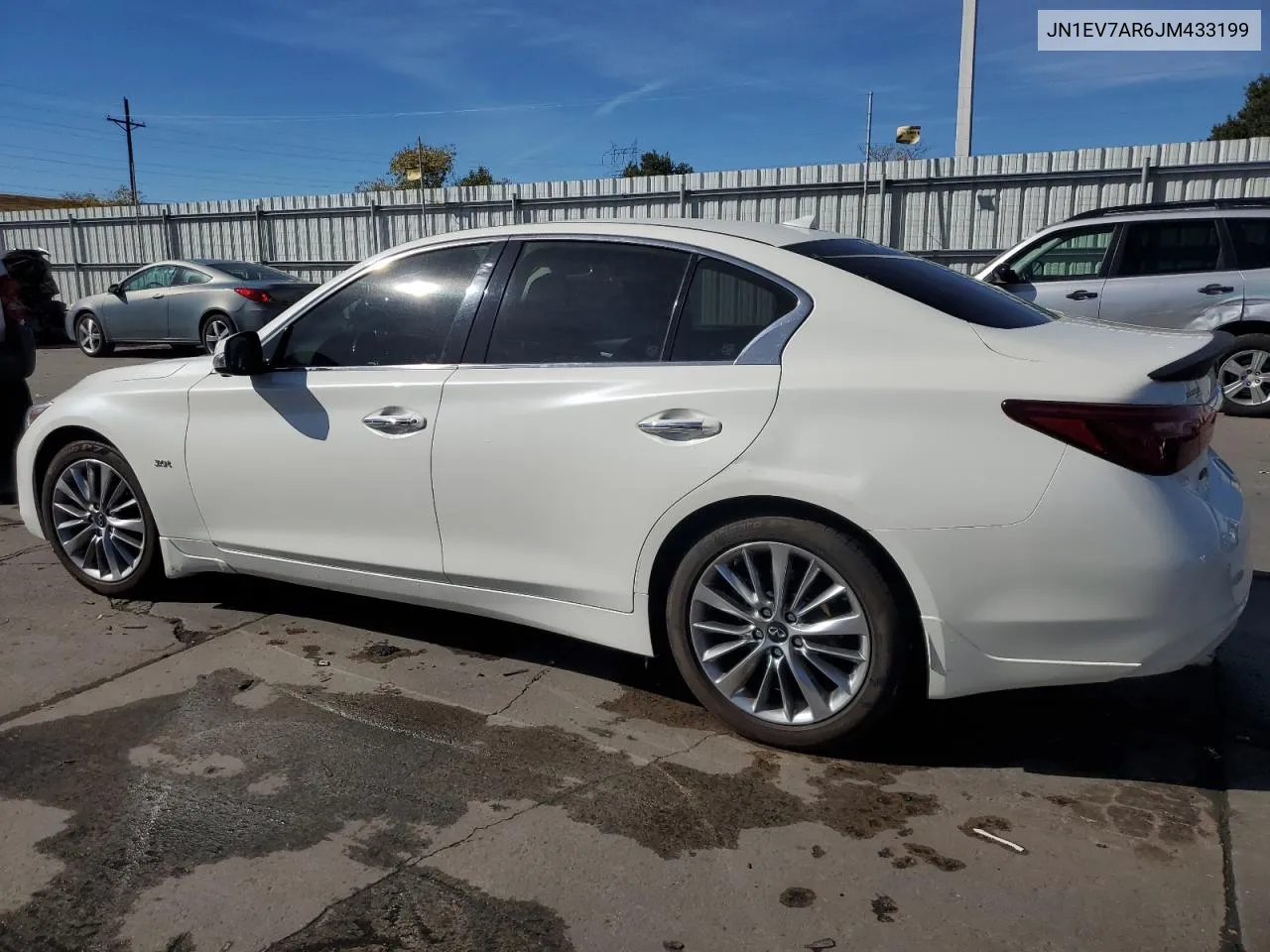 2018 Infiniti Q50 Luxe VIN: JN1EV7AR6JM433199 Lot: 77274164