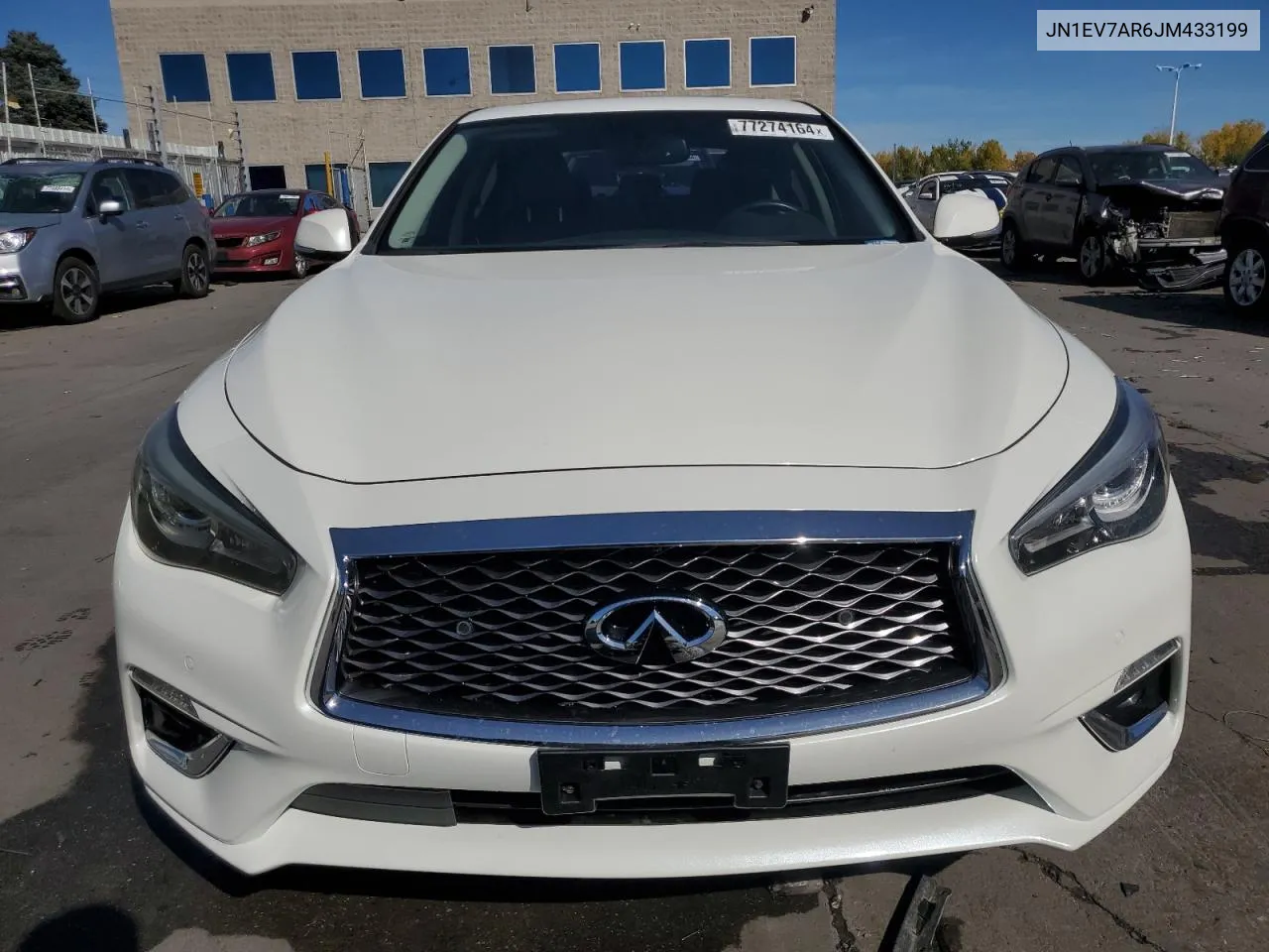 2018 Infiniti Q50 Luxe VIN: JN1EV7AR6JM433199 Lot: 77274164