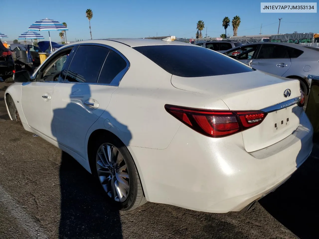 JN1EV7AP7JM353134 2018 Infiniti Q50 Luxe