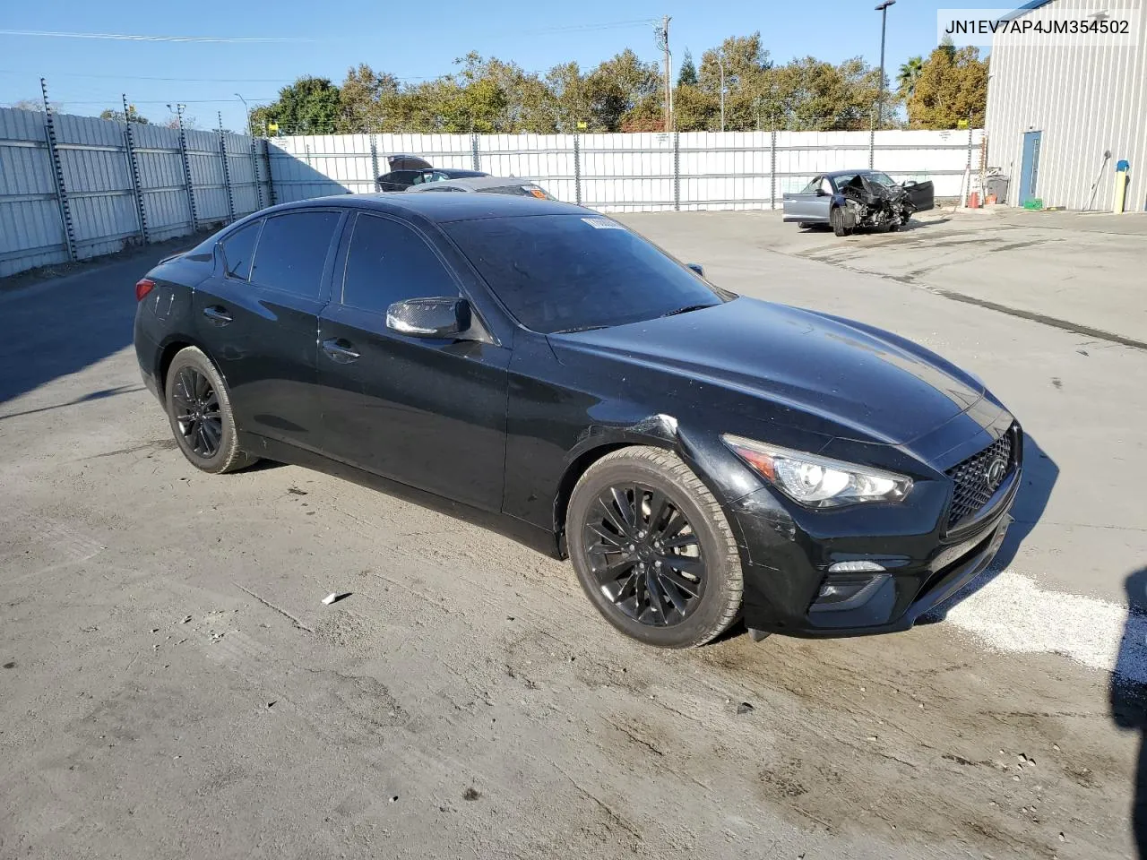 2018 Infiniti Q50 Luxe VIN: JN1EV7AP4JM354502 Lot: 77668034