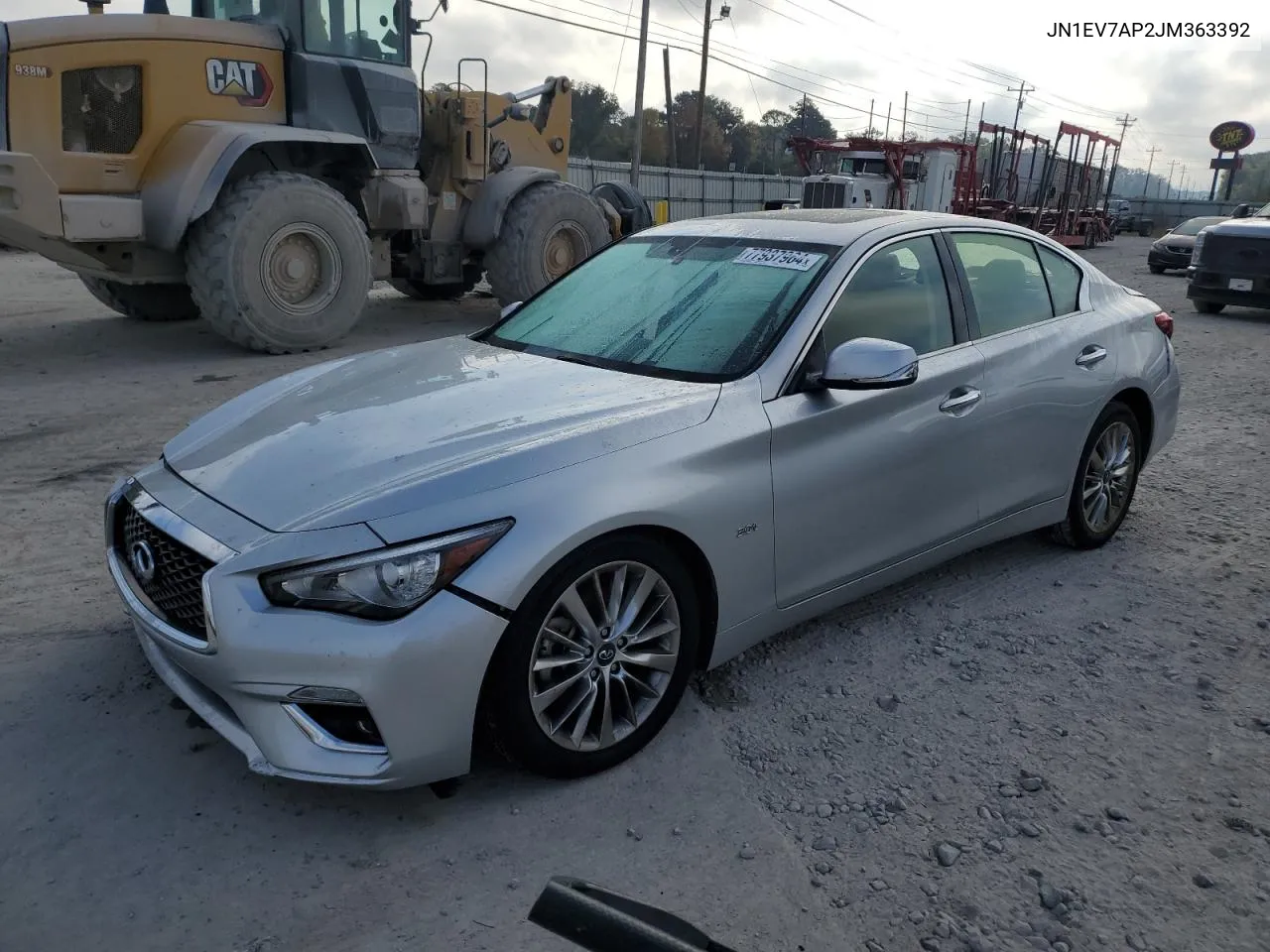 2018 Infiniti Q50 Luxe VIN: JN1EV7AP2JM363392 Lot: 77937964