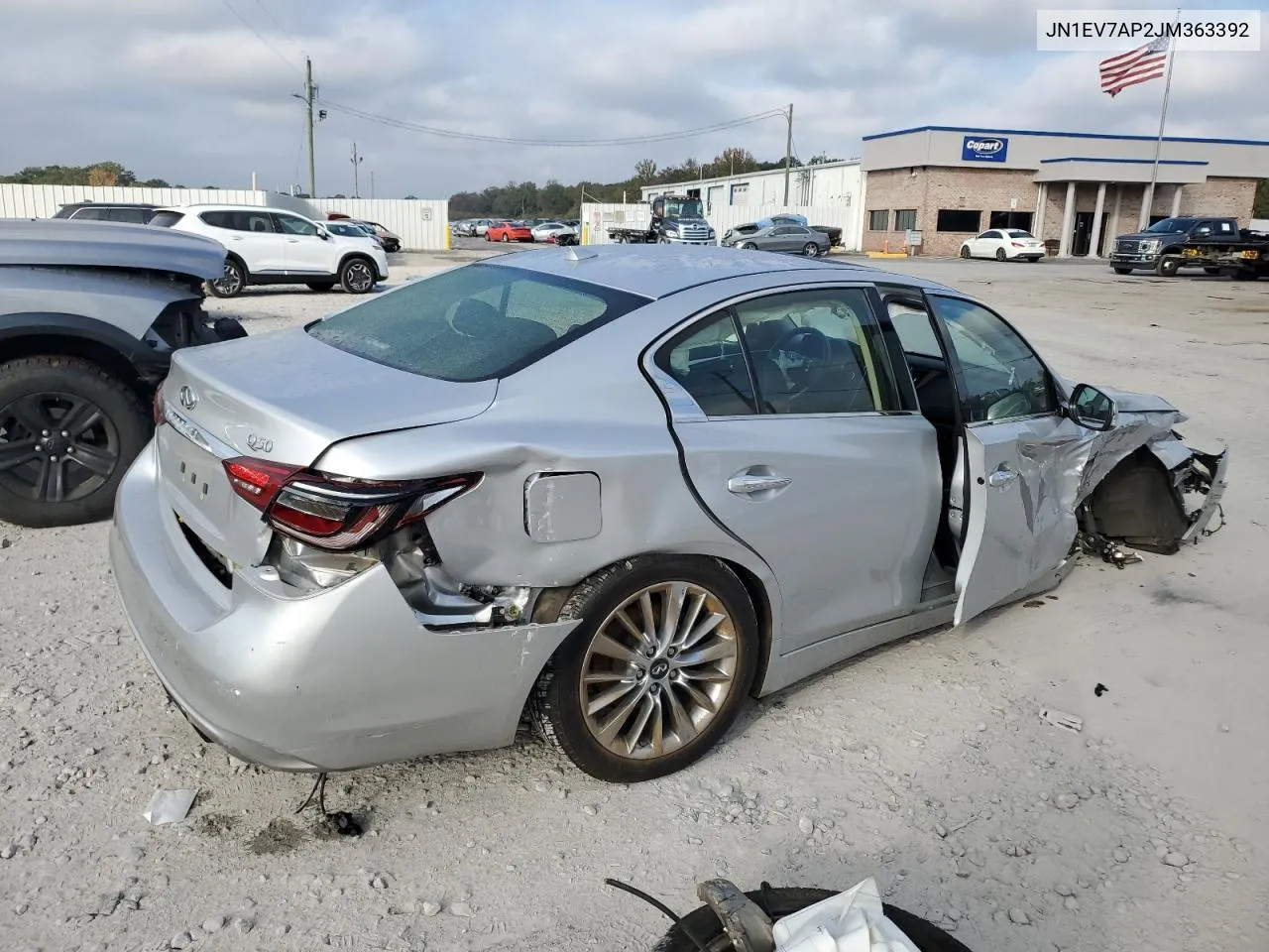 2018 Infiniti Q50 Luxe VIN: JN1EV7AP2JM363392 Lot: 77937964