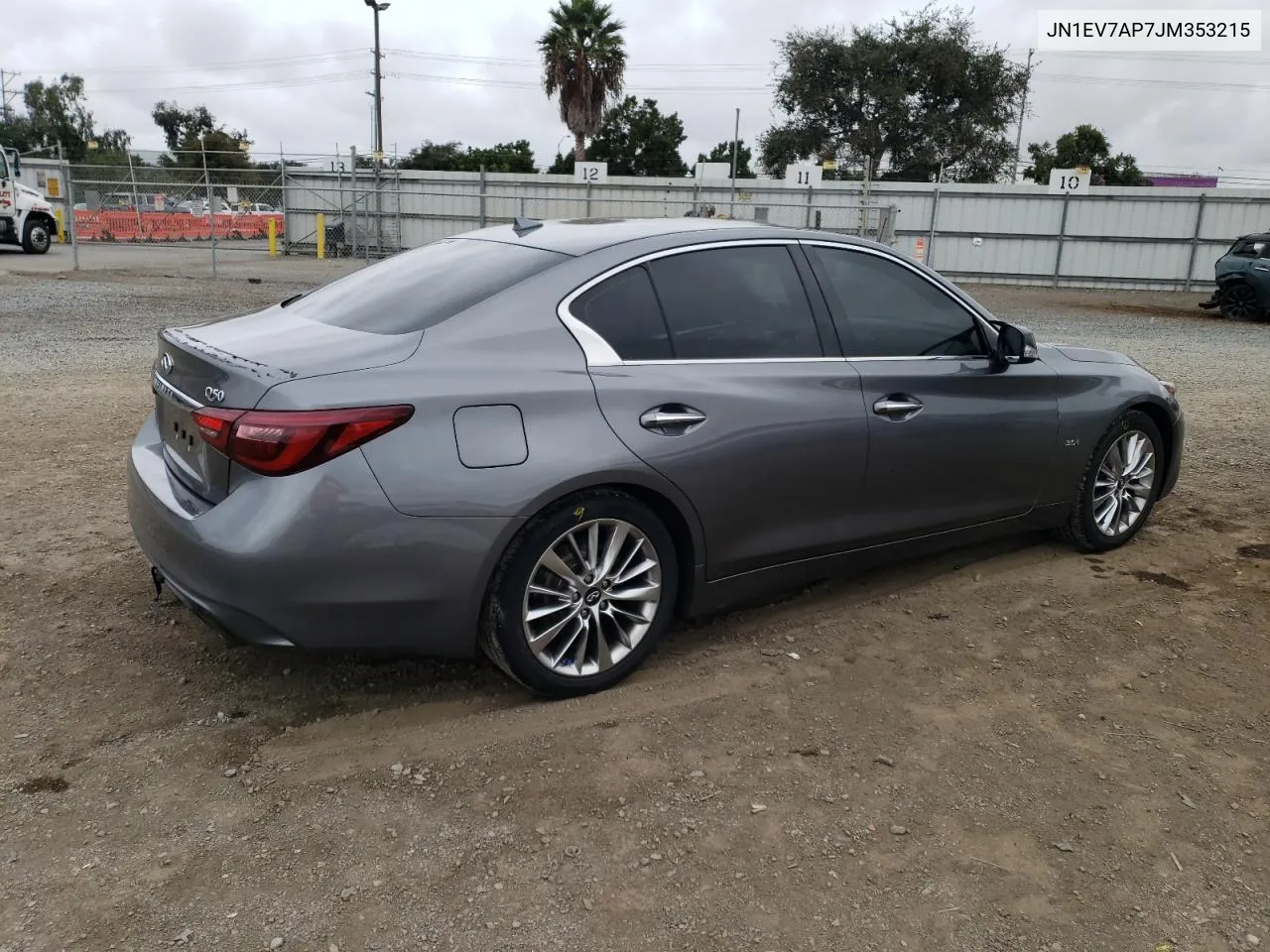 2018 Infiniti Q50 Luxe VIN: JN1EV7AP7JM353215 Lot: 78323394