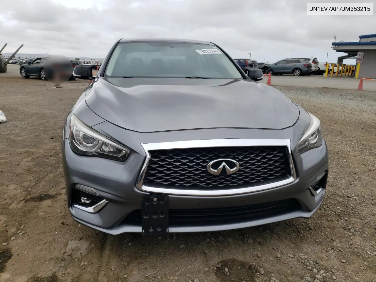 2018 Infiniti Q50 Luxe VIN: JN1EV7AP7JM353215 Lot: 78323394