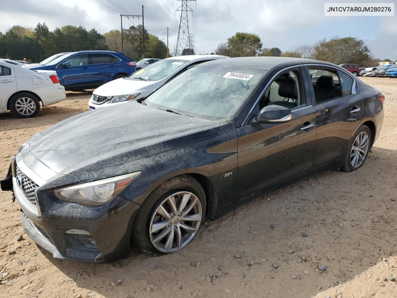 2018 Infiniti Q50 Pure VIN: JN1CV7AR0JM280276 Lot: 79445024