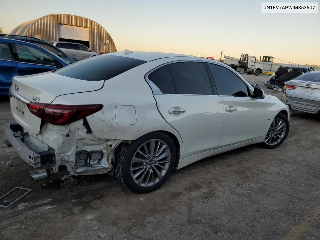 2018 Infiniti Q50 Luxe VIN: JN1EV7AP2JM353607 Lot: 79544574