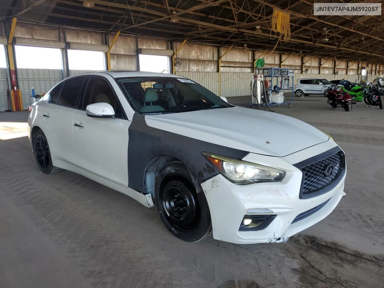 2018 Infiniti Q50 Luxe VIN: JN1EV7AP4JM592057 Lot: 79958234