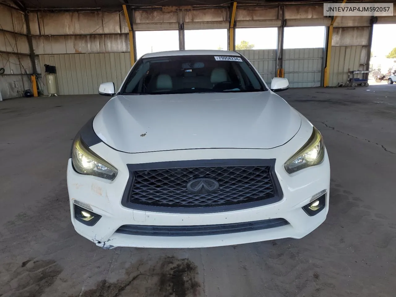 2018 Infiniti Q50 Luxe VIN: JN1EV7AP4JM592057 Lot: 79958234