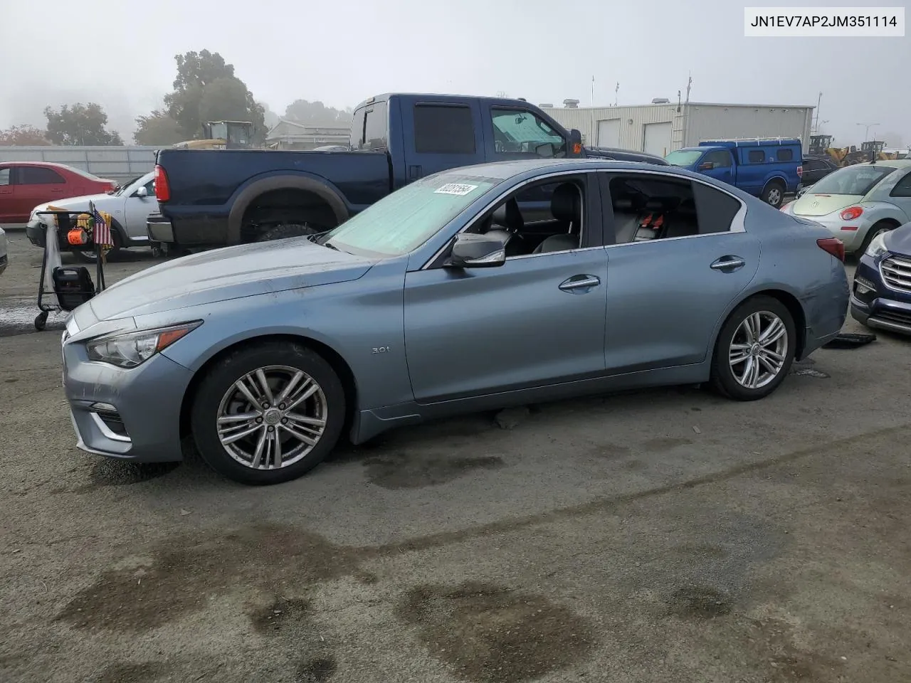 2018 Infiniti Q50 Luxe VIN: JN1EV7AP2JM351114 Lot: 80281554