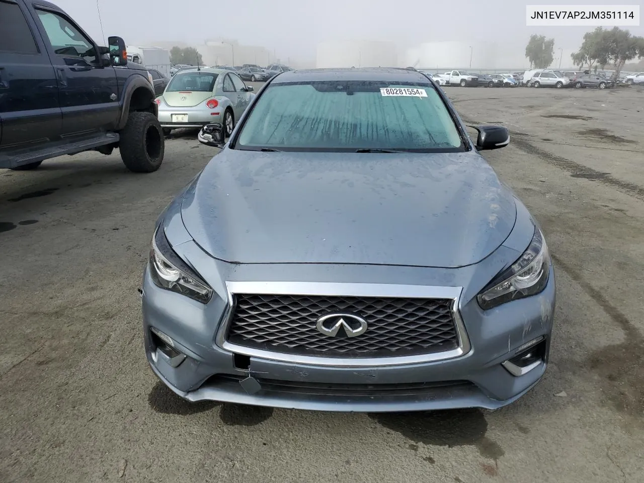 2018 Infiniti Q50 Luxe VIN: JN1EV7AP2JM351114 Lot: 80281554