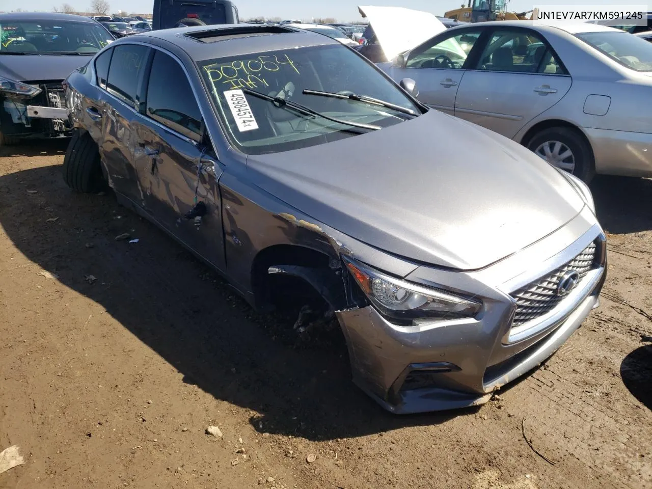 JN1EV7AR7KM591245 2019 Infiniti Q50 Luxe