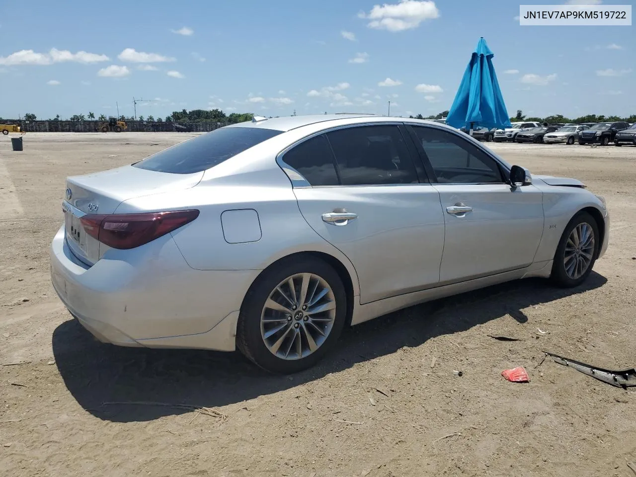 2019 Infiniti Q50 Luxe VIN: JN1EV7AP9KM519722 Lot: 53433114