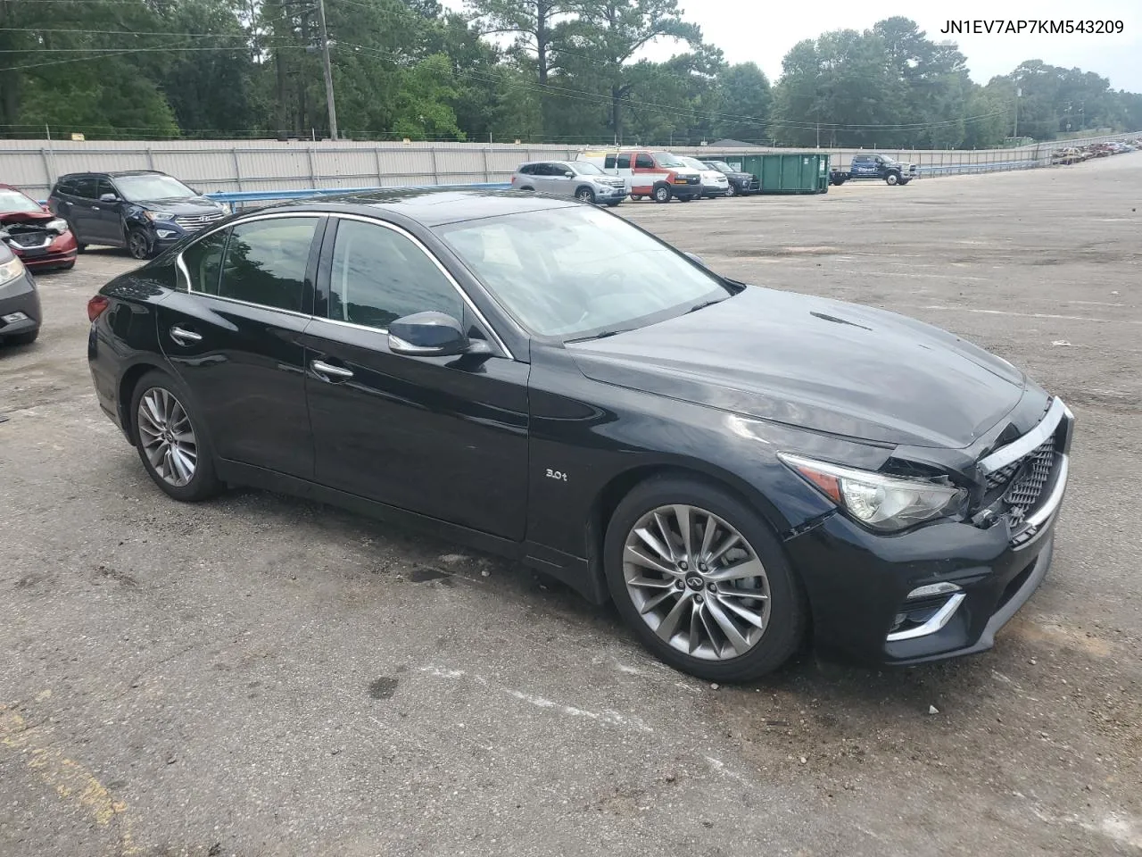 2019 Infiniti Q50 Luxe VIN: JN1EV7AP7KM543209 Lot: 56430854