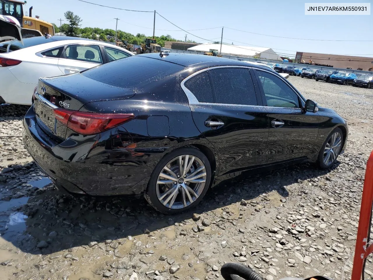 2019 Infiniti Q50 Luxe VIN: JN1EV7AR6KM550931 Lot: 58053004