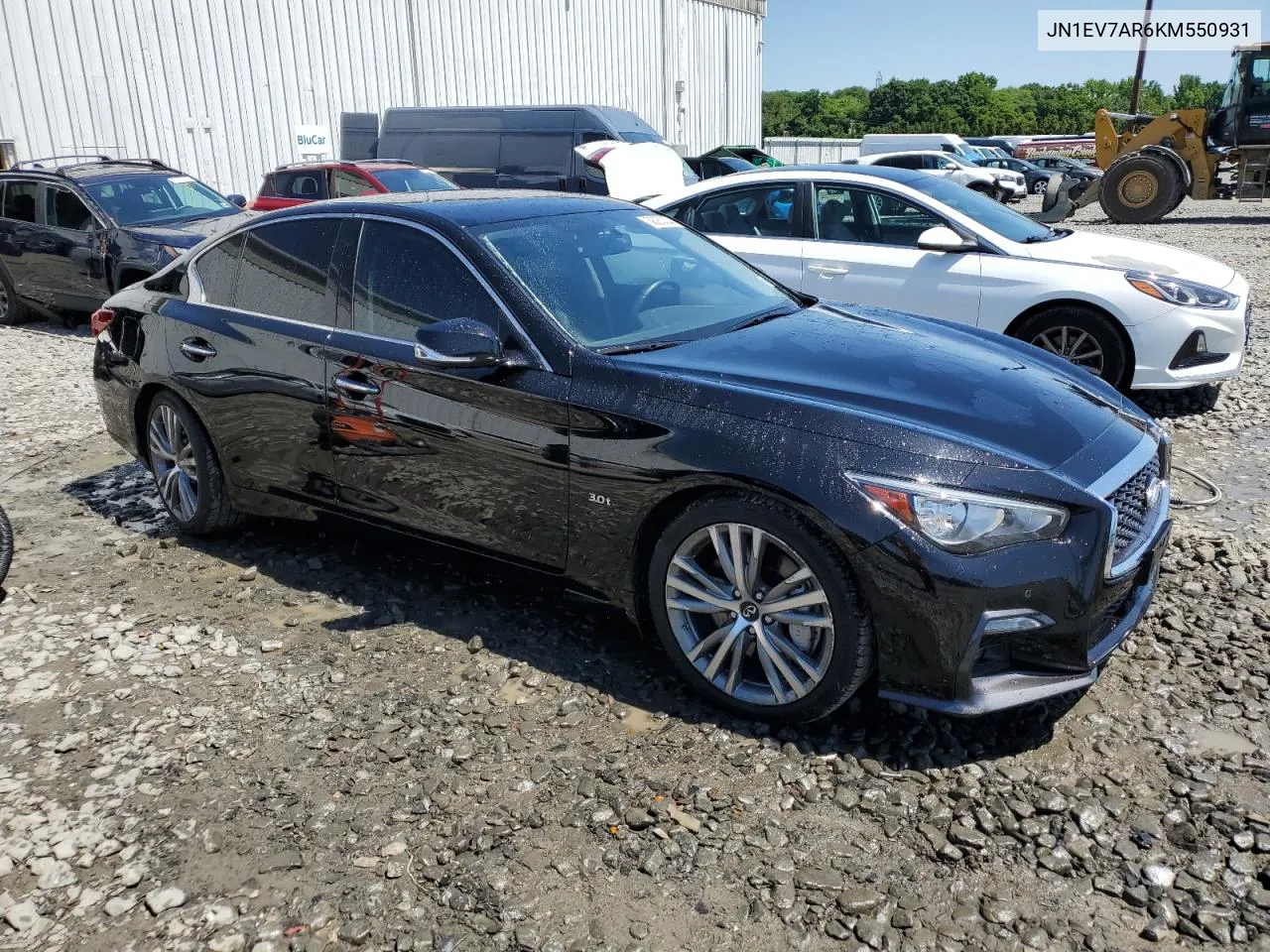 2019 Infiniti Q50 Luxe VIN: JN1EV7AR6KM550931 Lot: 58053004