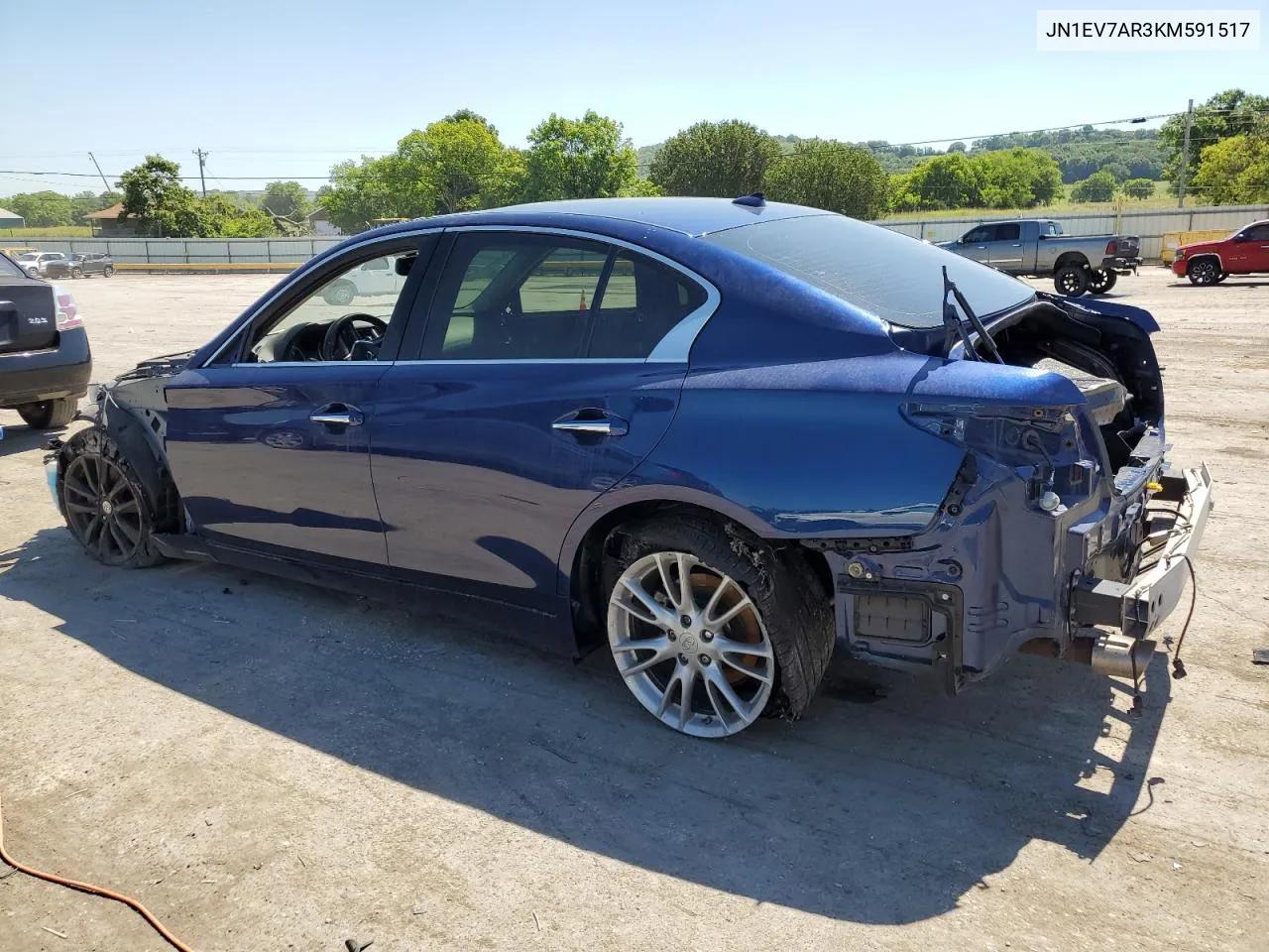 2019 Infiniti Q50 Luxe VIN: JN1EV7AR3KM591517 Lot: 58107164