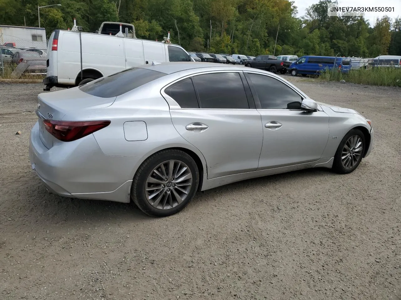 2019 Infiniti Q50 Luxe VIN: JN1EV7AR3KM550501 Lot: 59410694