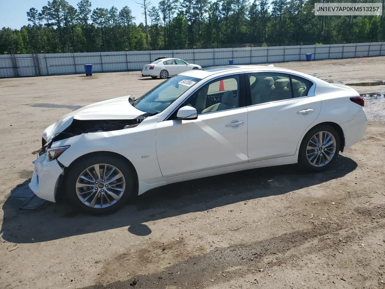 2019 Infiniti Q50 Luxe VIN: JN1EV7AP0KM513257 Lot: 59437894